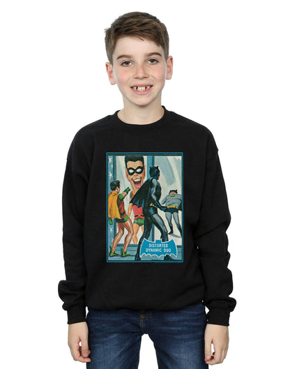 Black - Back - DC Comics Boys Batman TV Series Dynamic Duo Sweatshirt