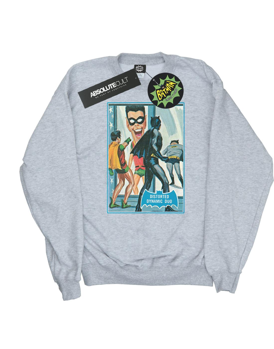 Sports Grey - Front - DC Comics Boys Batman TV Series Dynamic Duo Sweatshirt