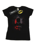 Black - Front - DC Comics Womens-Ladies Batman Splash Cotton T-Shirt