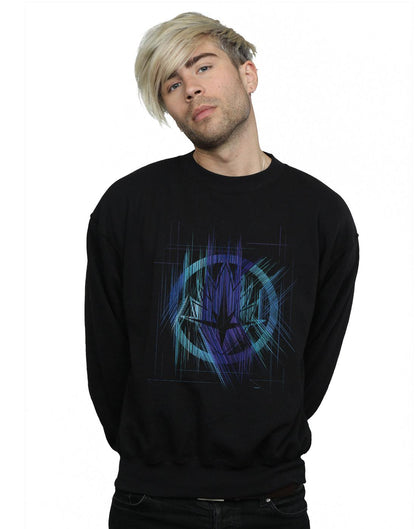 Black - Back - Marvel Mens Avengers Infinity War Guardian Lines Cotton Sweatshirt