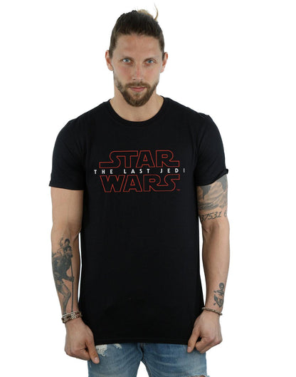 Black - Lifestyle - Star Wars: The Last Jedi Mens Logo Cotton T-Shirt