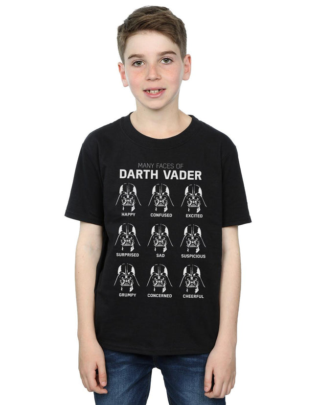 Faces of darth vader t shirt 2025