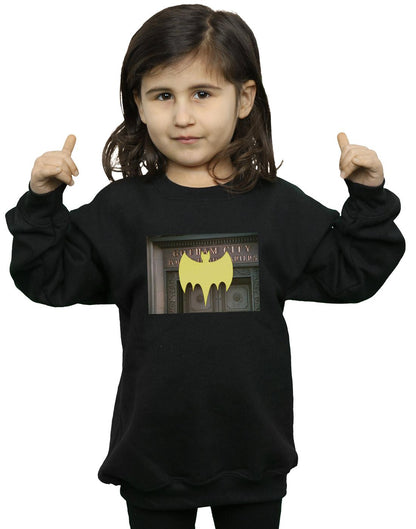 Black - Back - DC Comics Girls Batman TV Series Gotham City Police Sweatshirt