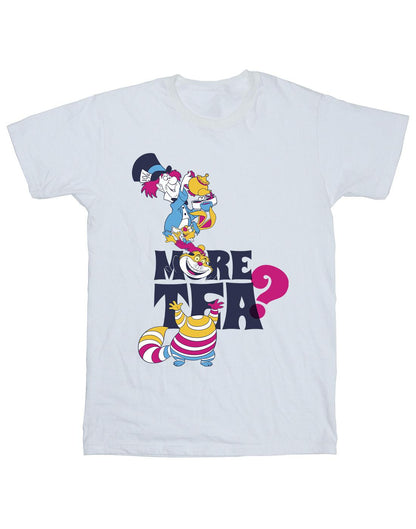 White - Front - Disney Mens Alice In Wonderland More Tea T-Shirt