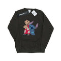 Light Graphite - Front - Lilo & Stitch Womens-Ladies Classic Heather Sweatshirt