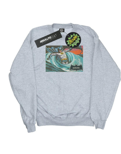 Sports Grey - Front - DC Comics Girls Batman TV Series Whirlpool Sweatshirt