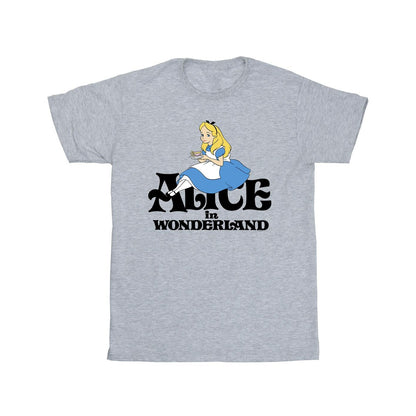 Sports Grey - Front - Disney Mens Alice In Wonderland Tea Drinker Classic T-Shirt