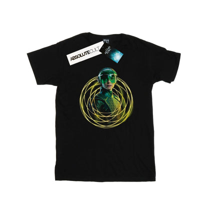Black - Front - Disney Womens-Ladies Artemis Fowl Holly Short Cotton Boyfriend T-Shirt