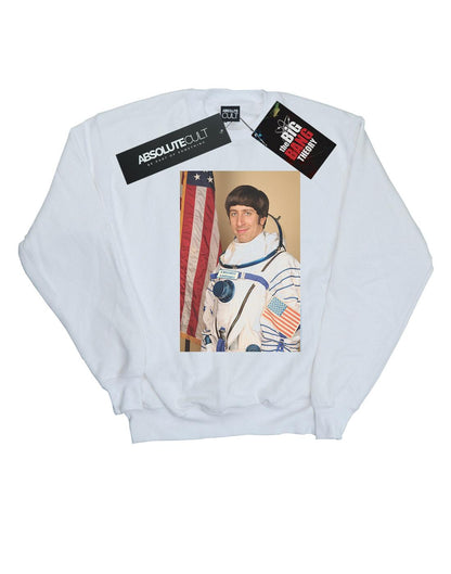 White - Front - The Big Bang Theory Mens Howard Wolowitz Rocket Man Cotton Sweatshirt