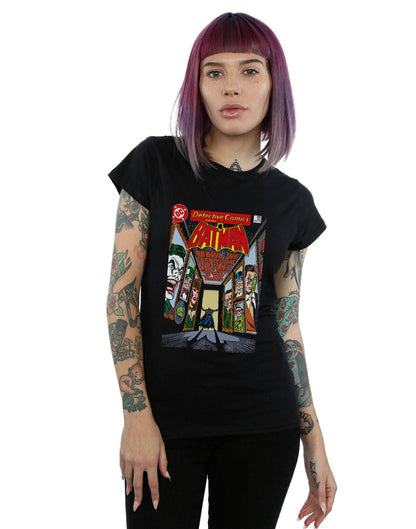 Black - Back - DC Comics Womens-Ladies Batman Rogues Gallery Cotton T-Shirt
