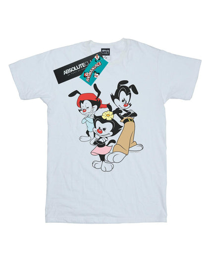 White - Front - Animaniacs Mens Dot Wakko And Yakko T-Shirt