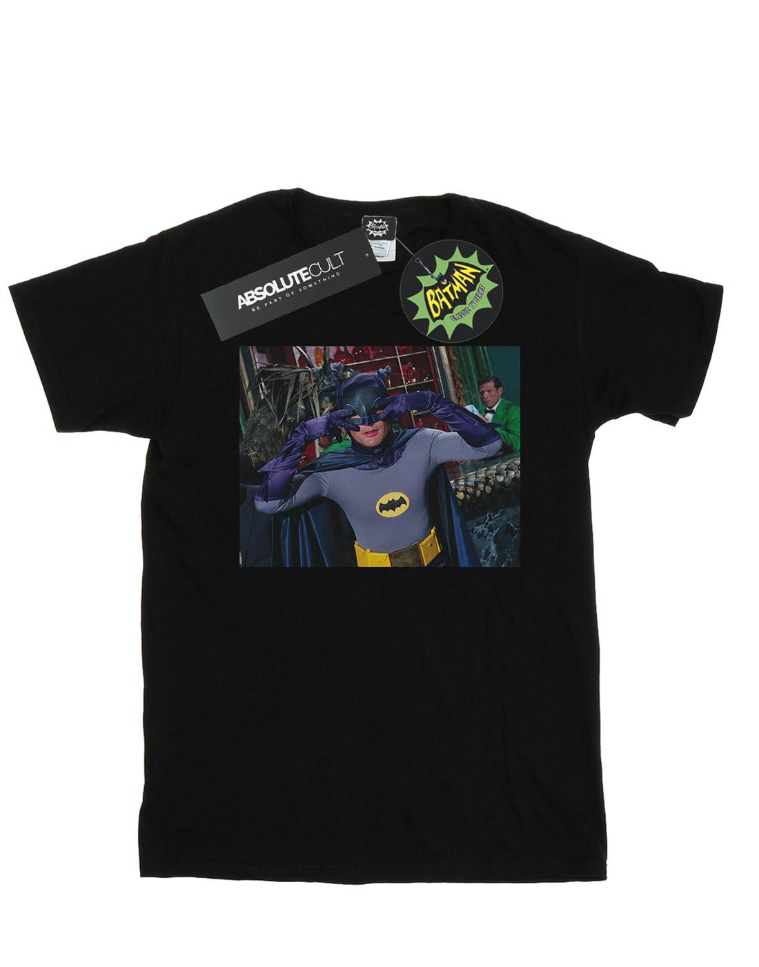 Black - Front - DC Comics Boys Batman TV Series Batdance Photo T-Shirt