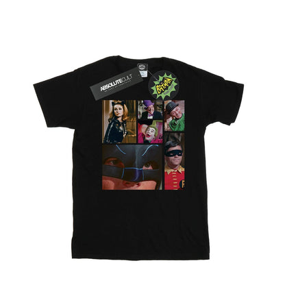 Black - Front - DC Comics Boys Batman TV Series Class Photo T-Shirt