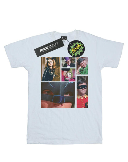 White - Front - DC Comics Boys Batman TV Series Class Photo T-Shirt