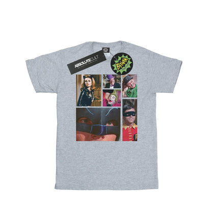 Sports Grey - Front - DC Comics Boys Batman TV Series Class Photo T-Shirt