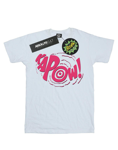 White - Front - DC Comics Girls Batman TV Series Kapow Cotton T-Shirt
