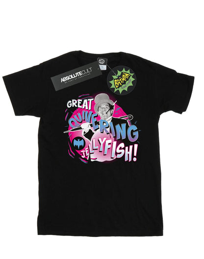 Black - Front - DC Comics Girls Batman TV Series The Penguin Jellyfish Cotton T-Shirt