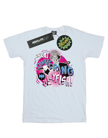 White - Front - DC Comics Girls Batman TV Series The Penguin Jellyfish Cotton T-Shirt