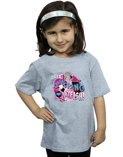 Sports Grey - Back - DC Comics Girls Batman TV Series The Penguin Jellyfish Cotton T-Shirt