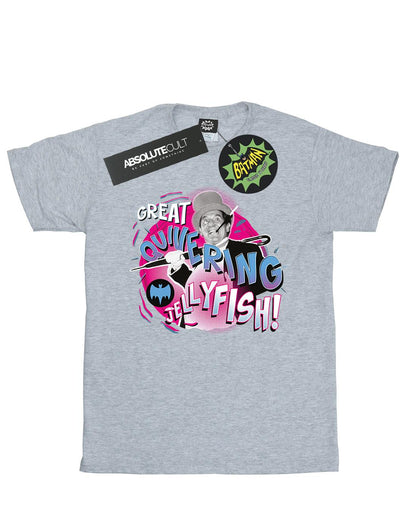 Sports Grey - Front - DC Comics Girls Batman TV Series The Penguin Jellyfish Cotton T-Shirt