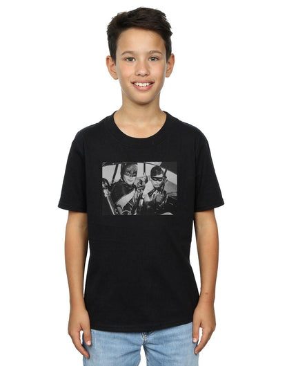 Black - Back - DC Comics Boys Batman TV Series Ready For Action T-Shirt