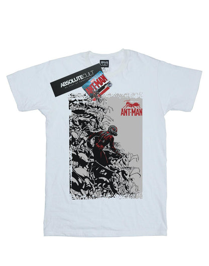 White - Front - Marvel Mens Ant-Man Army T-Shirt