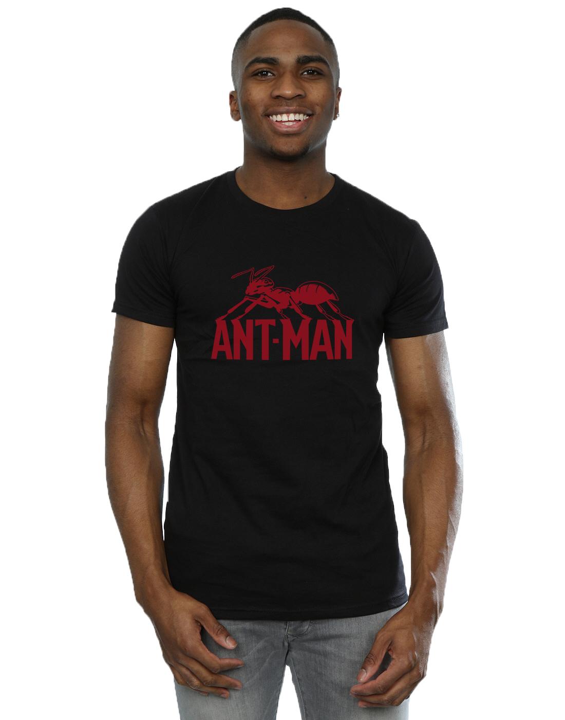 Black - Back - Marvel Mens Ant-Man Logo T-Shirt