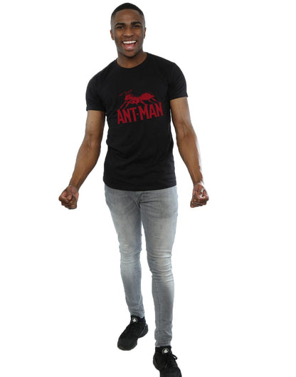 Black - Lifestyle - Marvel Mens Ant-Man Logo T-Shirt