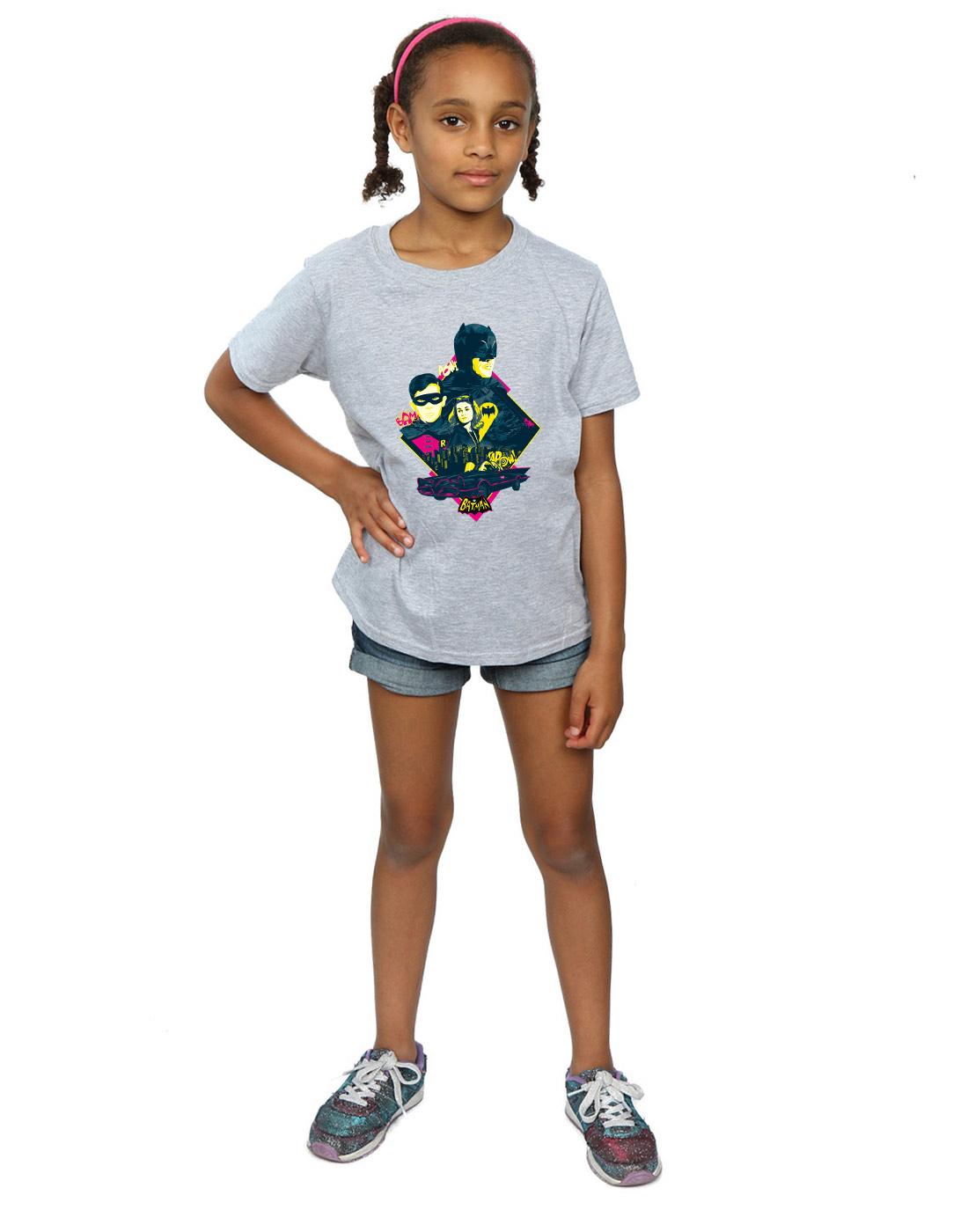 Sports Grey - Lifestyle - DC Comics Girls Batman TV Series Character Pop Art Cotton T-Shirt