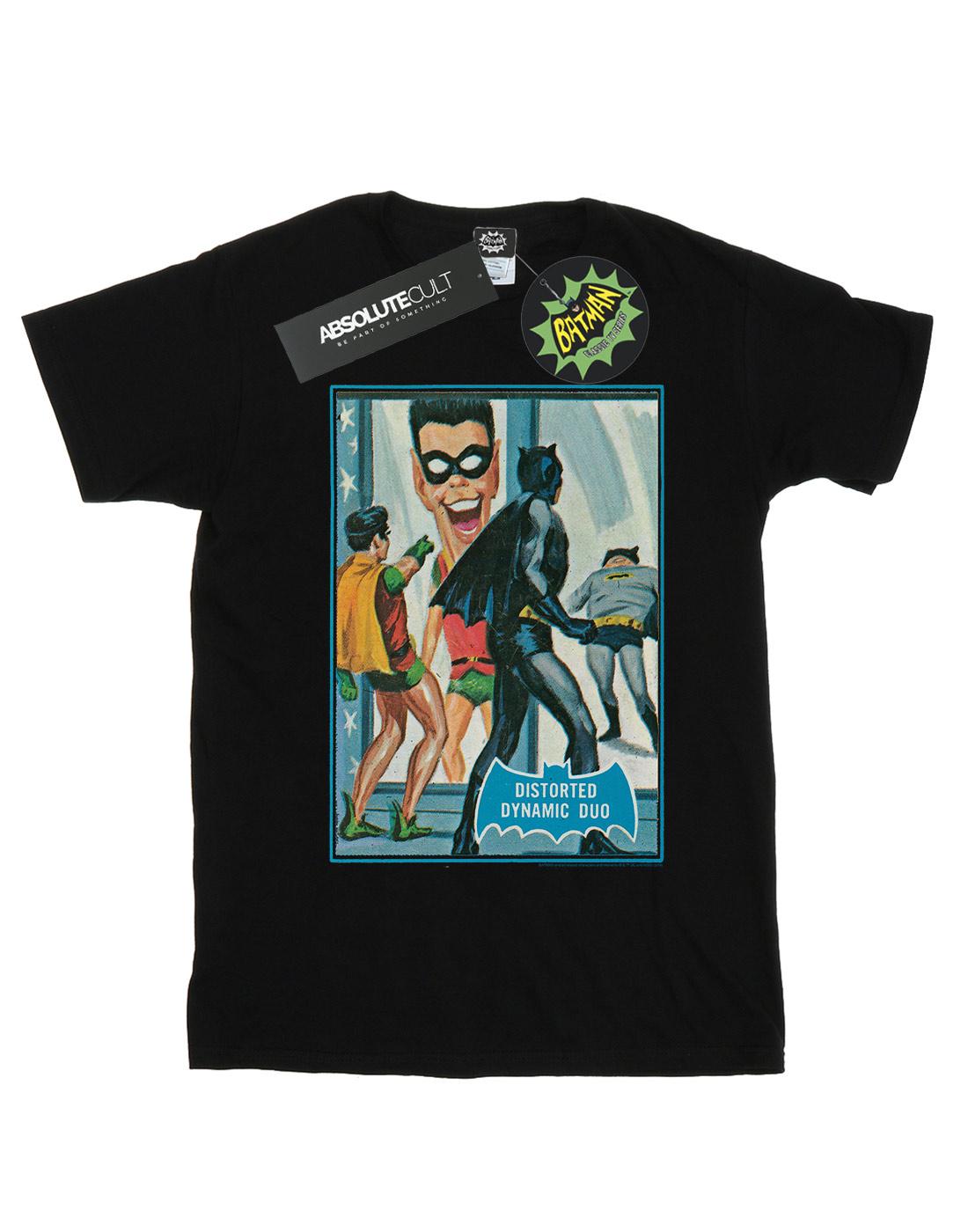 Black - Front - DC Comics Boys Batman TV Series Dynamic Duo T-Shirt