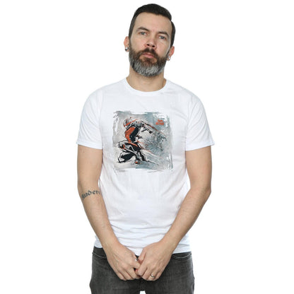 White - Back - Marvel Mens Ant-Man Art Sketch T-Shirt