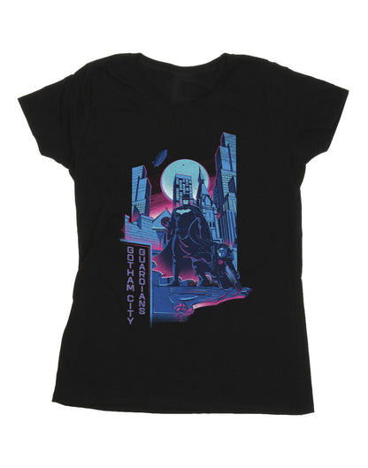 Black - Front - DC Comics Womens-Ladies Batman Gotham Guardians Cotton T-Shirt