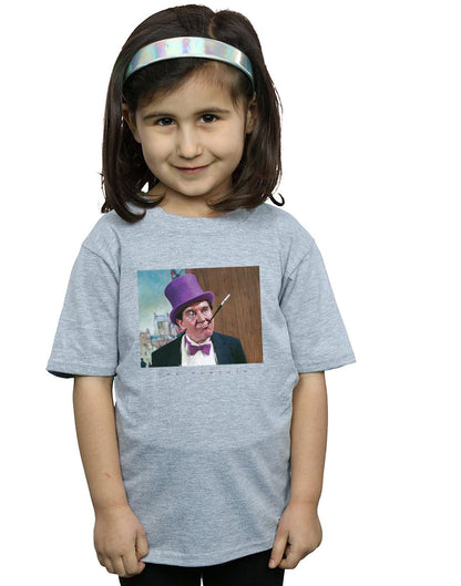 Sports Grey - Back - DC Comics Girls Batman TV Series The Penguin Photograph Cotton T-Shirt
