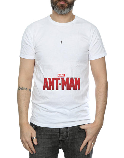 White - Side - Marvel Mens Ant-Man Ant Sized Logo T-Shirt