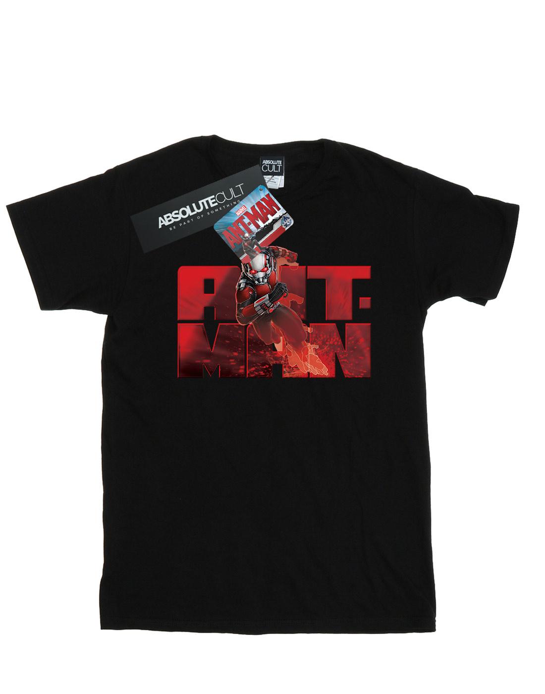 Black - Front - Marvel Mens Ant-Man Running T-Shirt