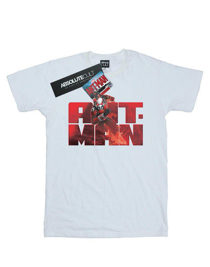 White - Front - Marvel Mens Ant-Man Running T-Shirt