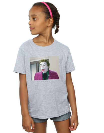 Sports Grey - Back - DC Comics Girls Batman TV Series Joker Photograph Cotton T-Shirt