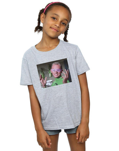 Sports Grey - Back - DC Comics Girls Batman TV Series The Riddler Photgraph Cotton T-Shirt