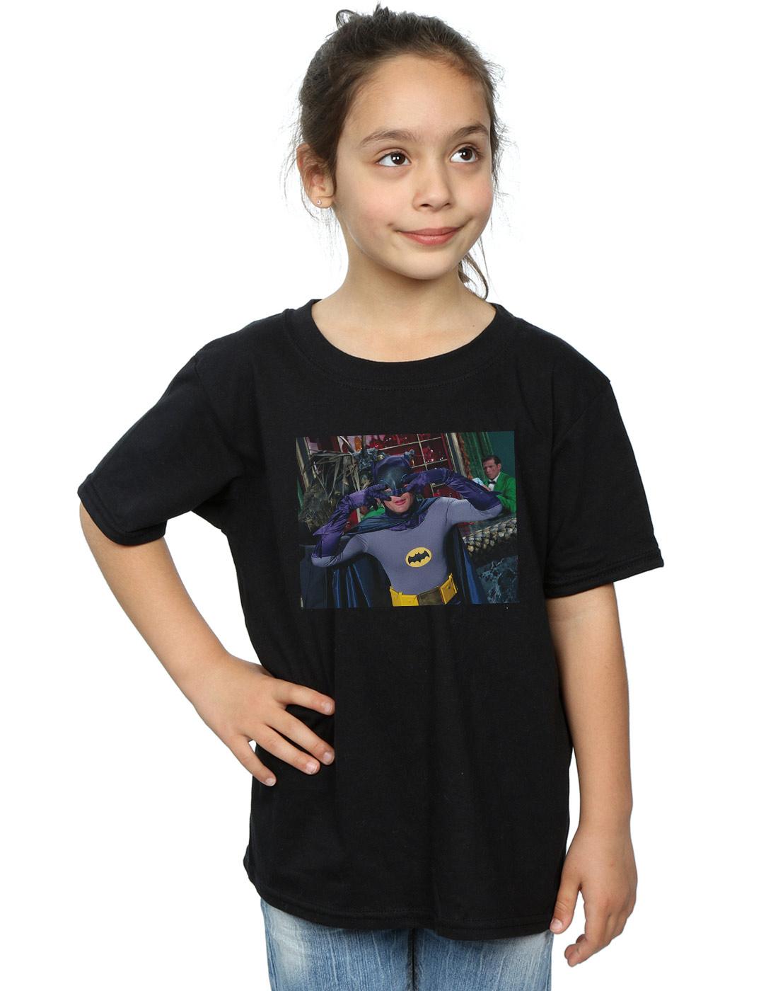 Black - Back - DC Comics Girls Batman TV Series Batdance Photo Cotton T-Shirt