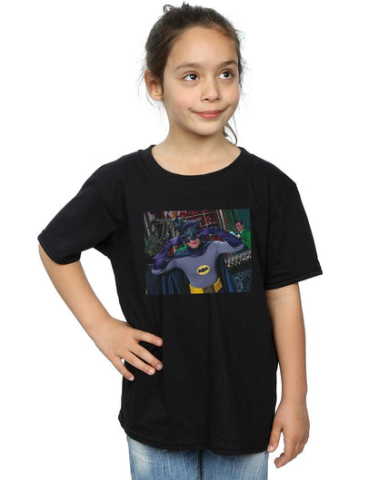 Black - Back - DC Comics Girls Batman TV Series Batdance Photo Cotton T-Shirt