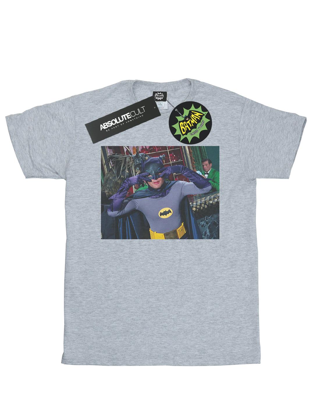 Sports Grey - Front - DC Comics Girls Batman TV Series Batdance Photo Cotton T-Shirt