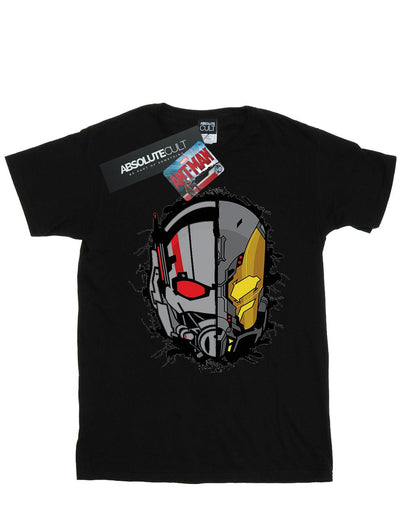 Black - Front - Marvel Mens Ant-Man Split Helmet T-Shirt