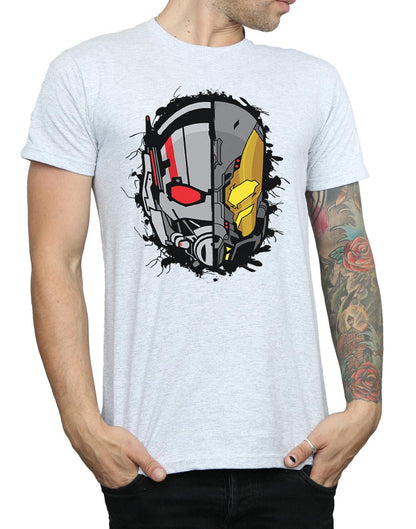 Sports Grey - Side - Marvel Mens Ant-Man Split Helmet T-Shirt