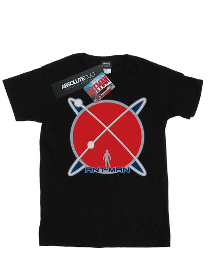 Black - Front - Marvel Mens Ant-Man Planet Logo T-Shirt
