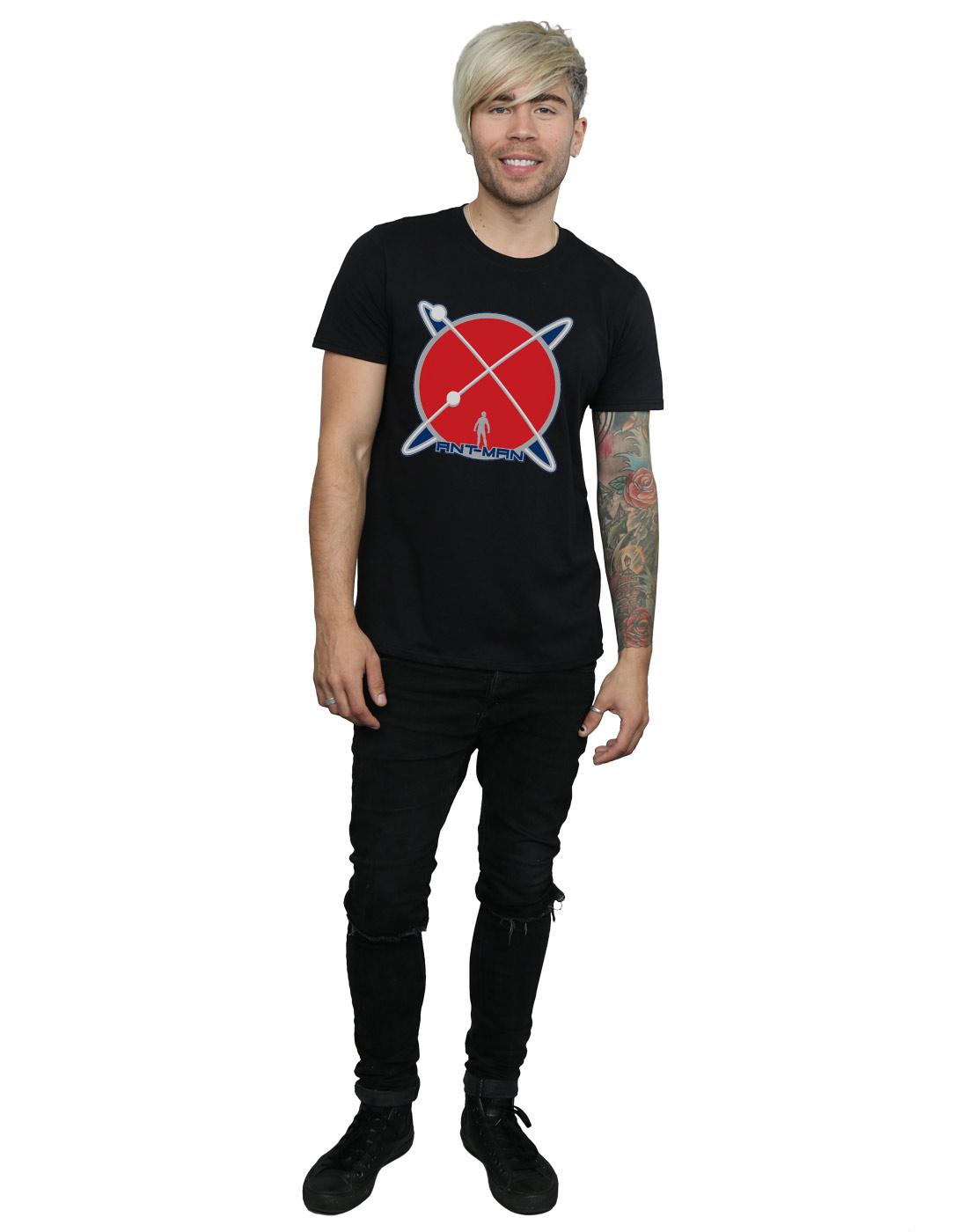 Black - Lifestyle - Marvel Mens Ant-Man Planet Logo T-Shirt