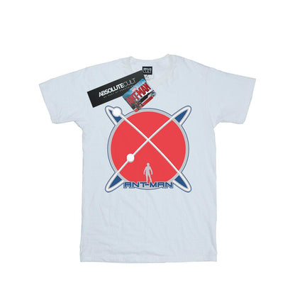 White - Front - Marvel Mens Ant-Man Planet Logo T-Shirt