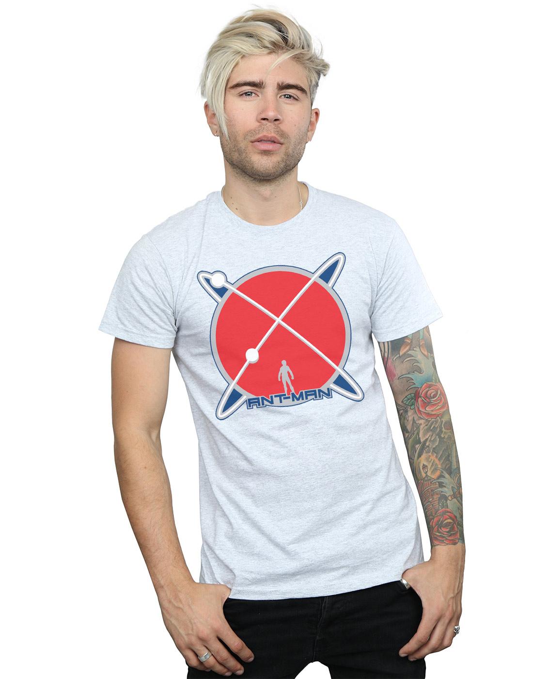 Sports Grey - Back - Marvel Mens Ant-Man Planet Logo T-Shirt