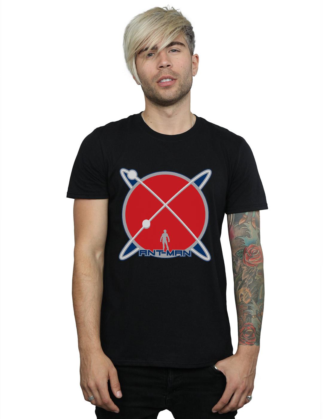 Black - Back - Marvel Mens Ant-Man Planet Logo T-Shirt