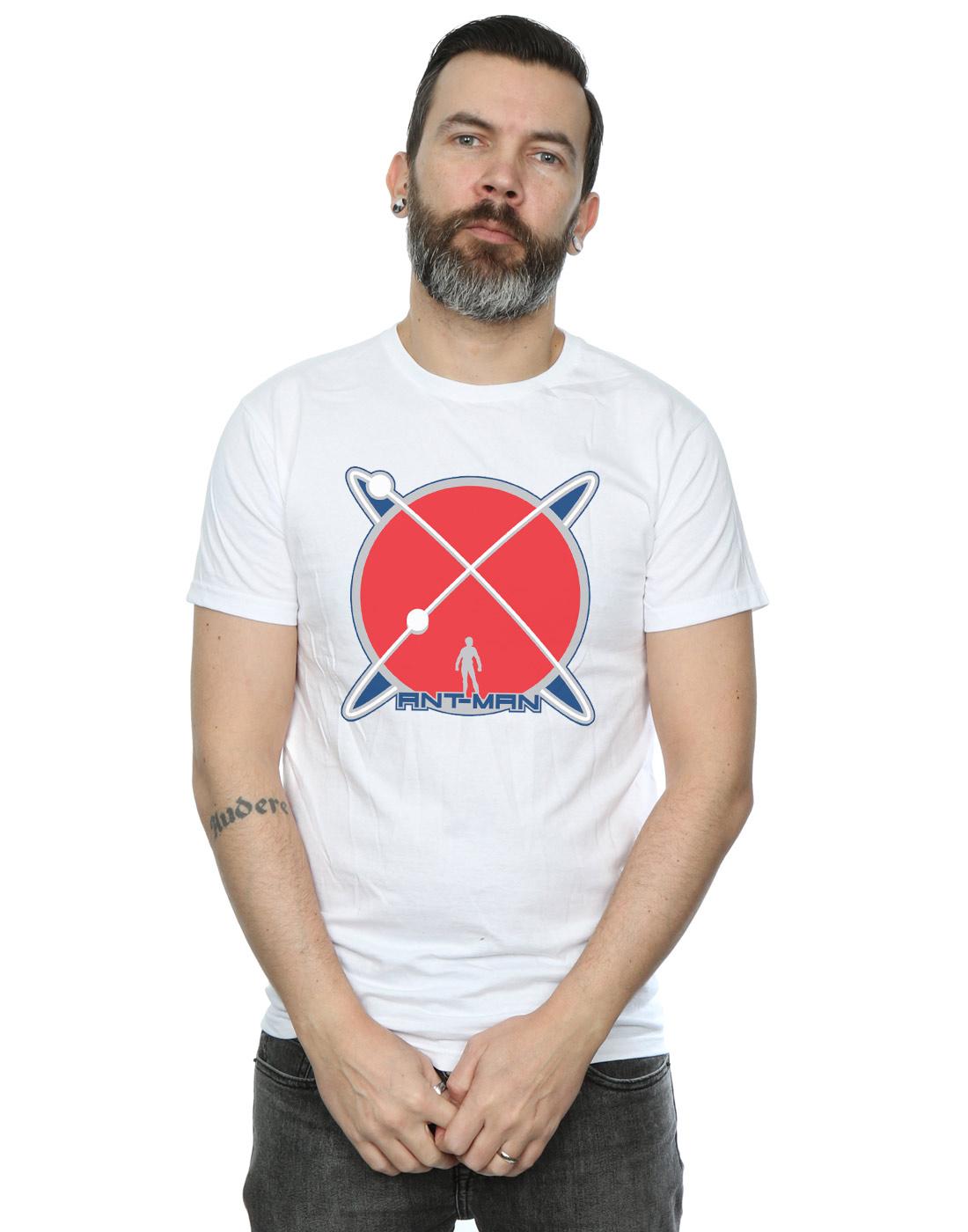 White - Back - Marvel Mens Ant-Man Planet Logo T-Shirt