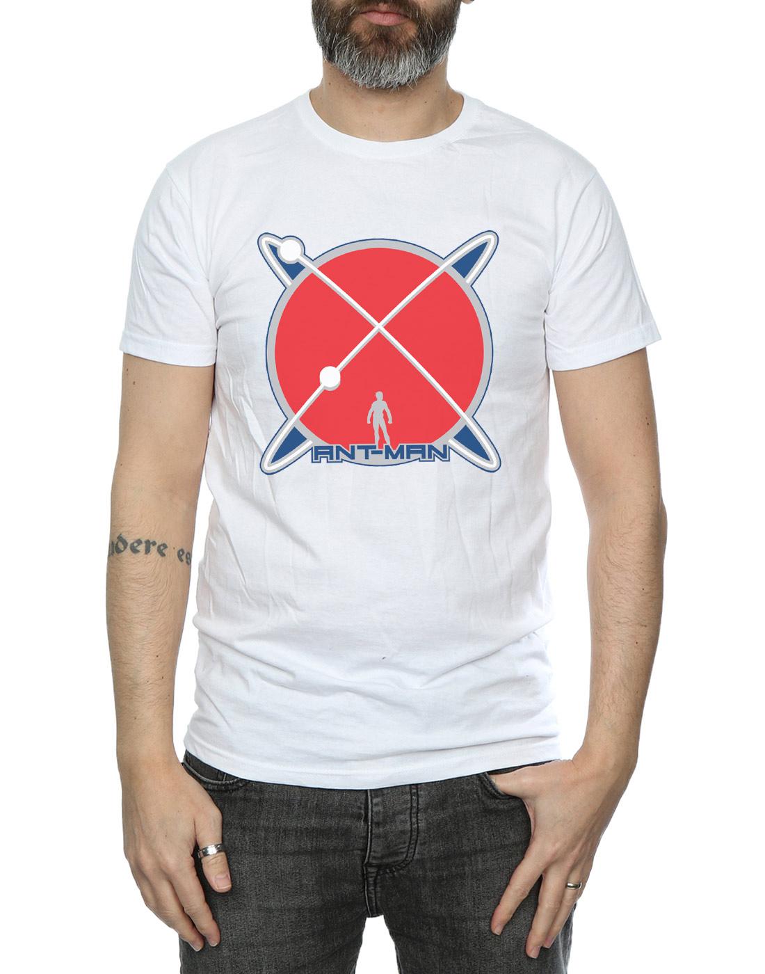 White - Side - Marvel Mens Ant-Man Planet Logo T-Shirt